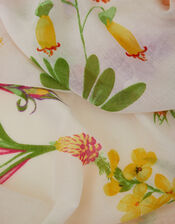 Wild Flower Print Scarf, , large
