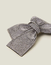 Diamante Bow Hair Clip, , large