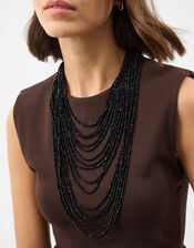 Beaded Layered Necklace, , large