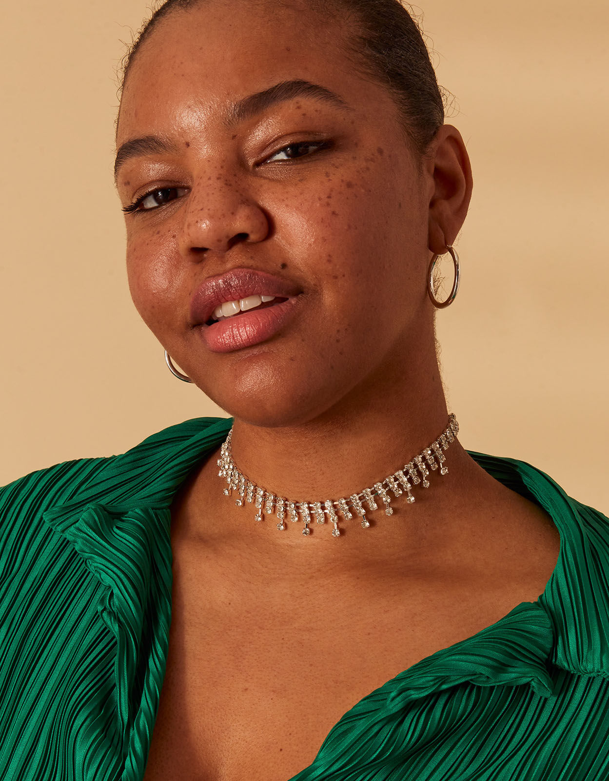 Cupchain Sparkly Choker Necklace Necklaces Accessorize UK