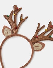 Christmas Reindeer Antlers Headband, Brown (BROWN), large