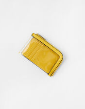 Clear Card Holder, Yellow (YELLOW), large