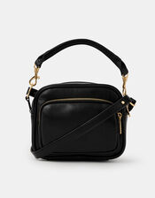 Boxy Crossbody Bag, Black (BLACK), large
