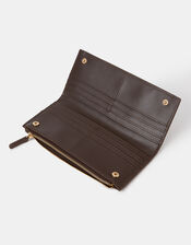 Large Woven Zip Purse, , large