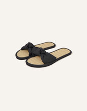 Knot Seagrass Sliders, Black (BLACK), large