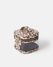 Mini Cheetah Print Make Up Bag, , large