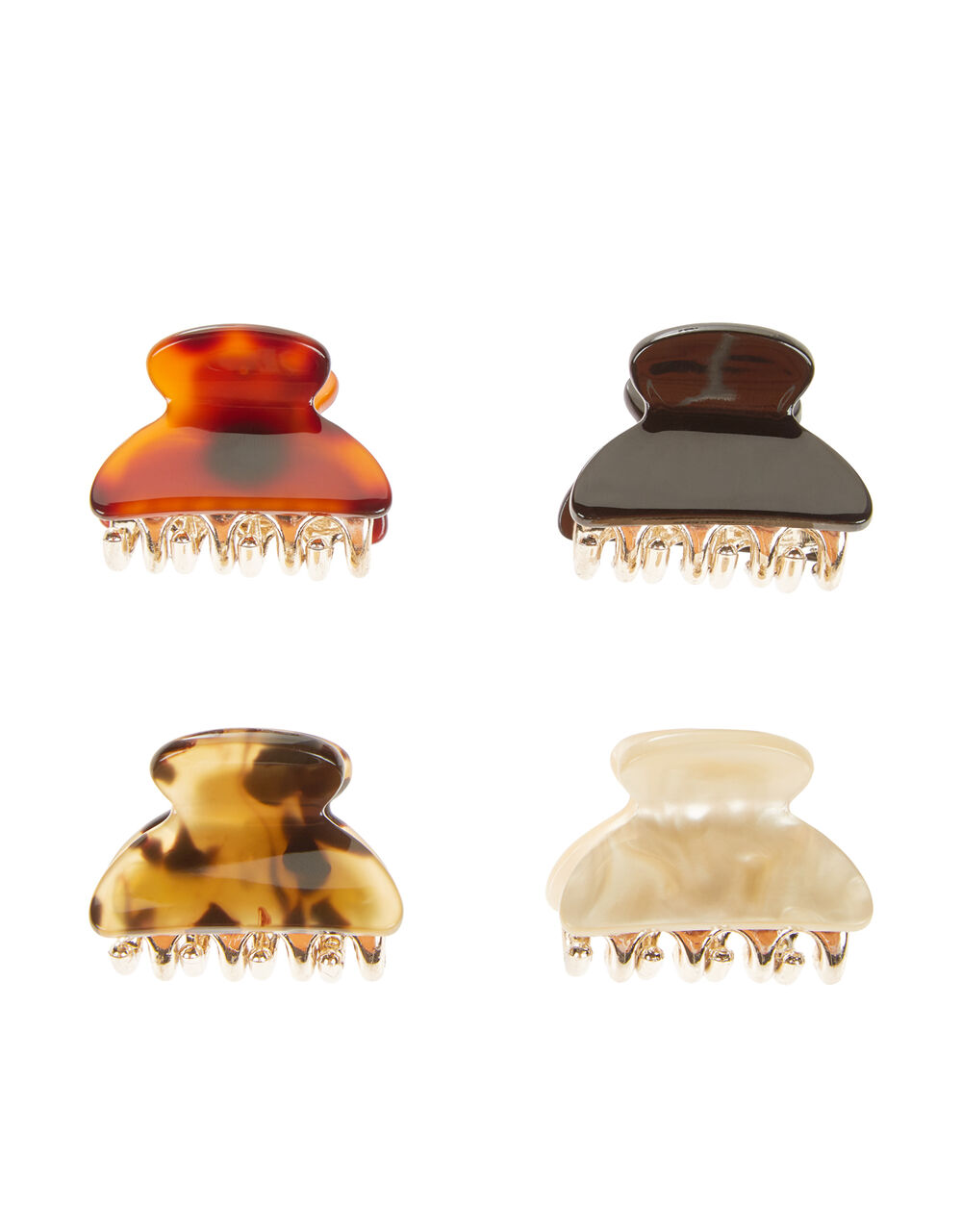 Basic Bulldog Hair Clip Set Hair bands & Scrunchies Accessorize UK