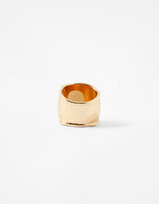 Chunky Hammered Pearl Ring, Cream (PEARL), large