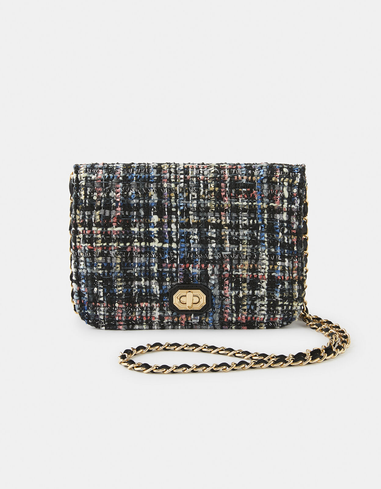 Evie Tweed Cross Body Bag