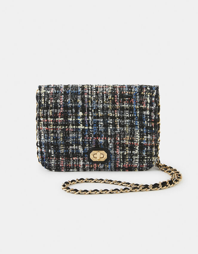 Evie Tweed Cross-Body Bag, , large