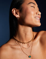 14ct Gold-Plated Chunky Curb Chain, , large