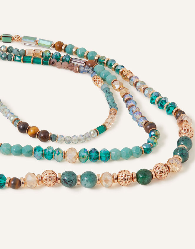 Layered Bead Necklace, , large
