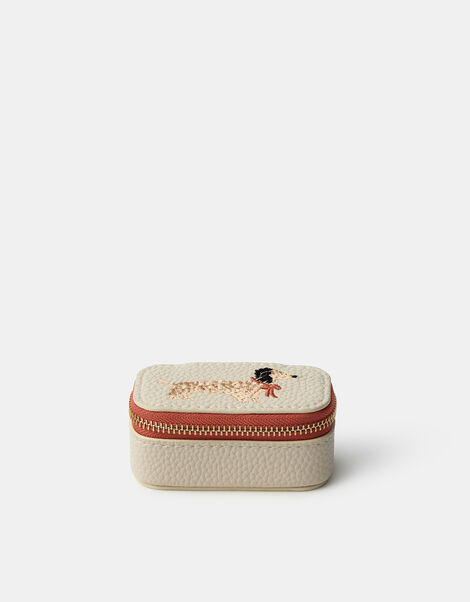 Mini Sausage Dog Travel Jewellery Box, , large