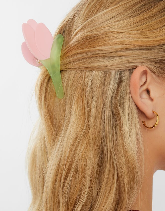 Tulip Claw Clip Pink, , large