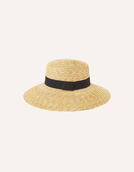 Wide Brim Straw Hat, , large