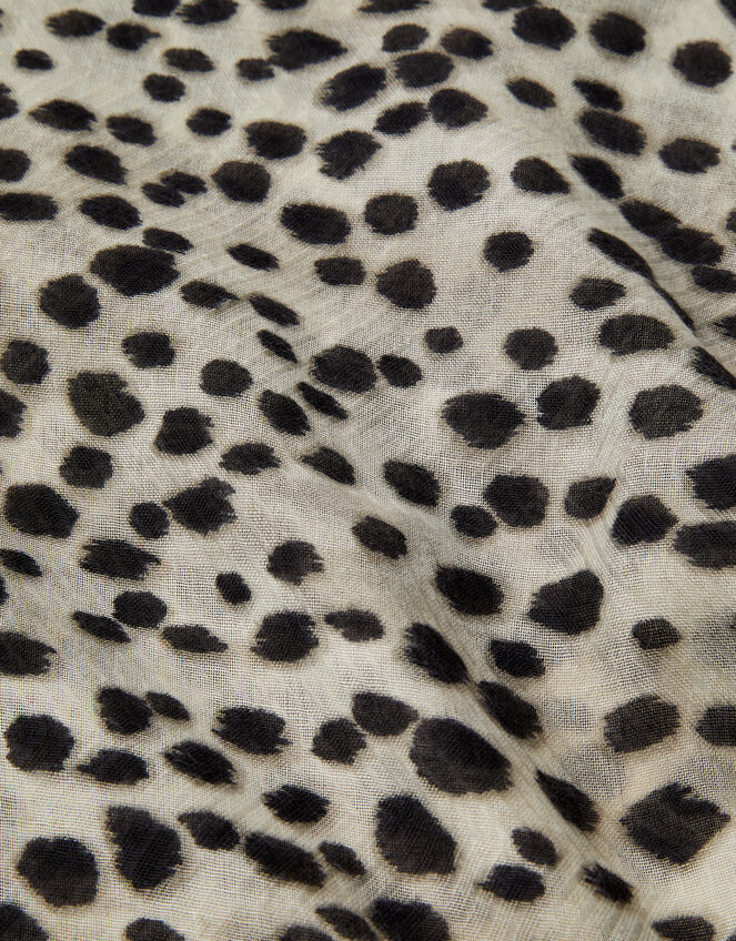 Lightweight Animal Print Scarf, , large