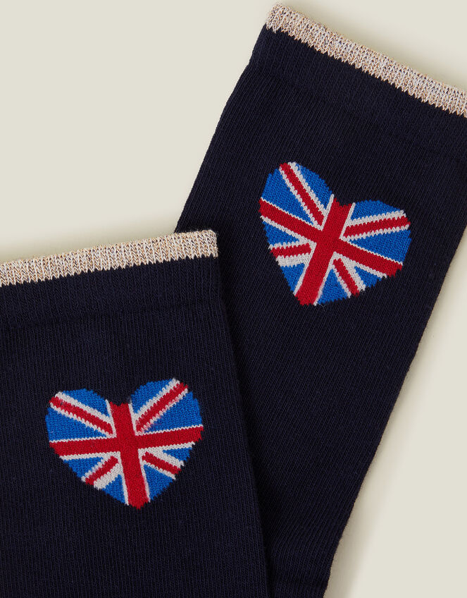 Union Jacket Heart Socks, , large
