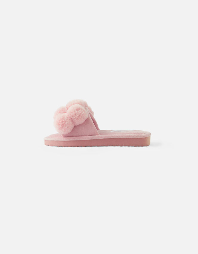 Bubble Pom-Pom Sliders, Pink (PINK), large
