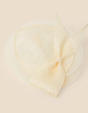 Bow Sin Disc Fascinator, Ivory (IVORY), large
