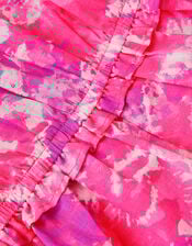 Girls Tie Dye Strappy Playsuit, Multi (BRIGHTS MULTI), large