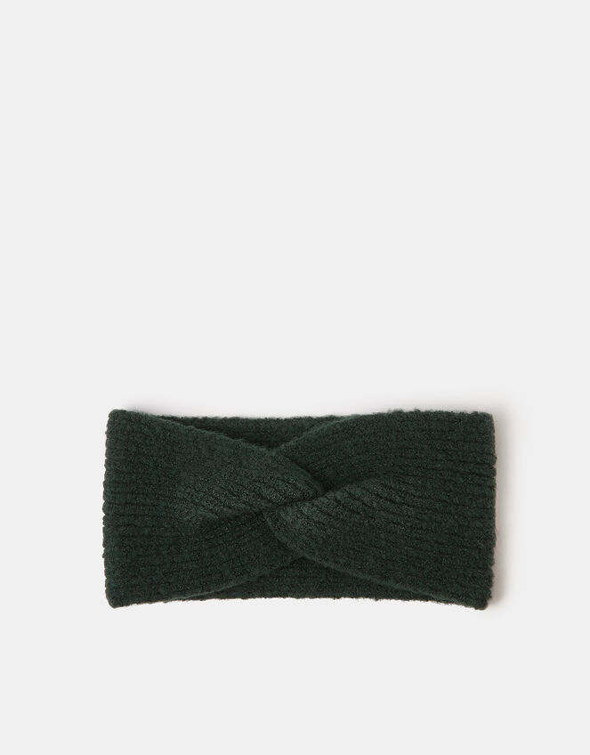 Soft Knit Bando Headband, Green (GREEN), large