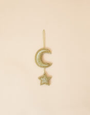 Celestial Moon and Star Christmas Decoration, , large