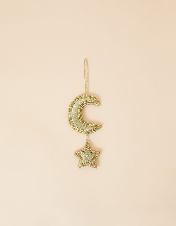 Celestial Moon and Star Christmas Decoration, , large