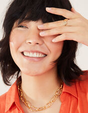 Textured Disc Ring, Gold (GOLD), large