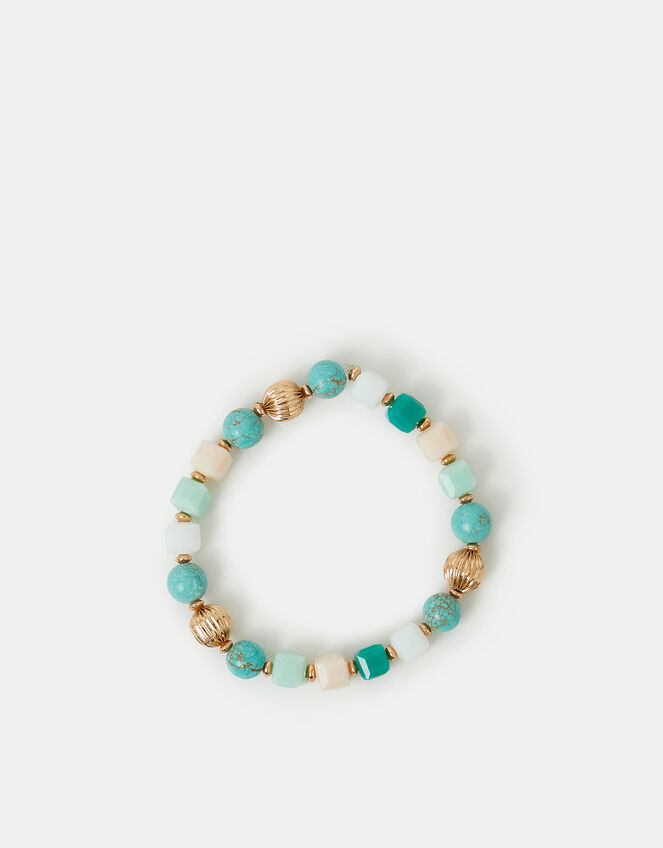 Mix Bead Stretch Bracelet, , large