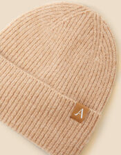 Oslo Beanie Hat, Camel (CAMEL), large