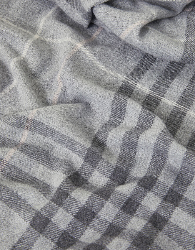 Check Blanket Scarf, , large