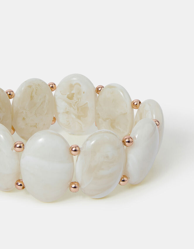 Oval Resin Stretch Bracelet , , large