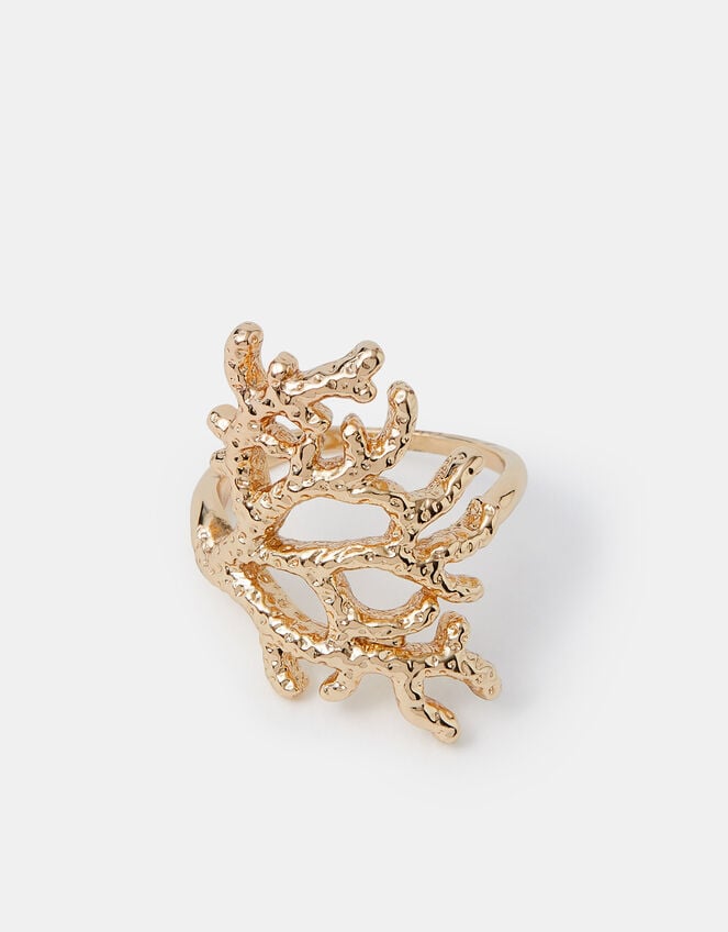 Coral Ring, Gold (GOLD), large