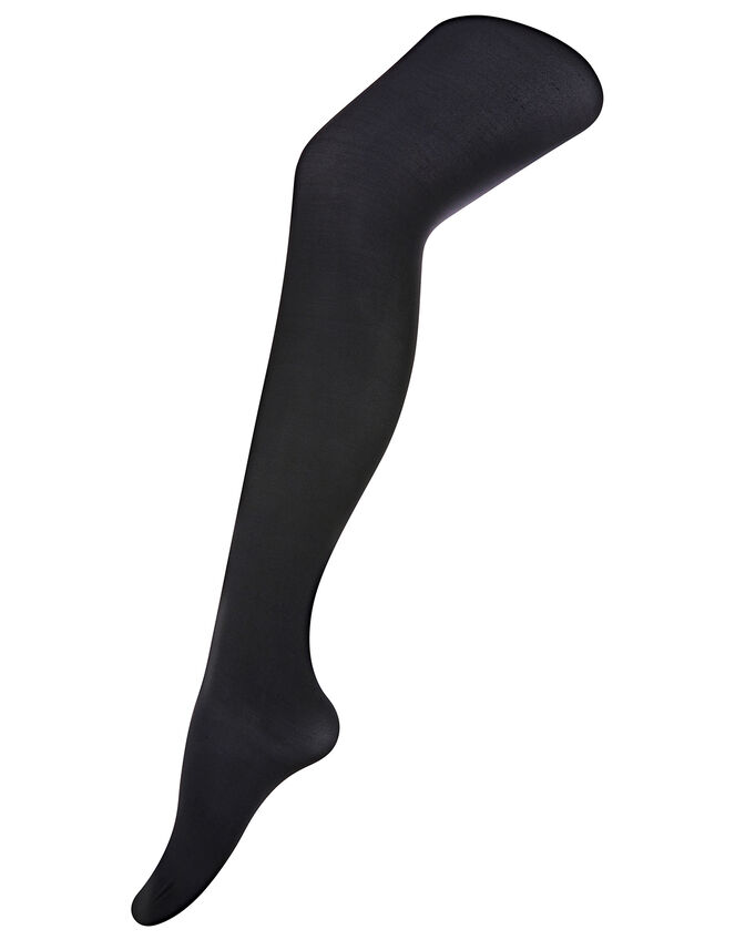 60 Denier Black Tights, Black (BLACK), large