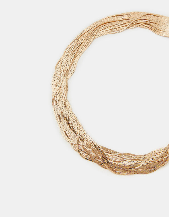 Slinky Layered Collar Necklace, , large