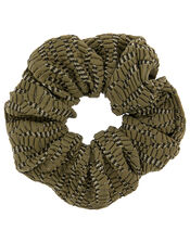 Metallic Thread Hair Scrunchie, , large