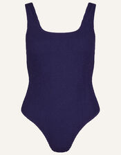 Scoop Neck Crinkle Swimsuit, , large