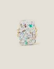 London Print Phone Bag, , large