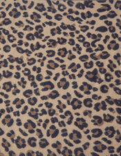 Leopard Print Blanket Scarf, , large