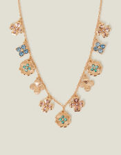 Clover Charm Necklace Gold, , large