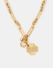 Accessorize x Good Manners Stainless Steel Lucky Charm Necklace​, , large