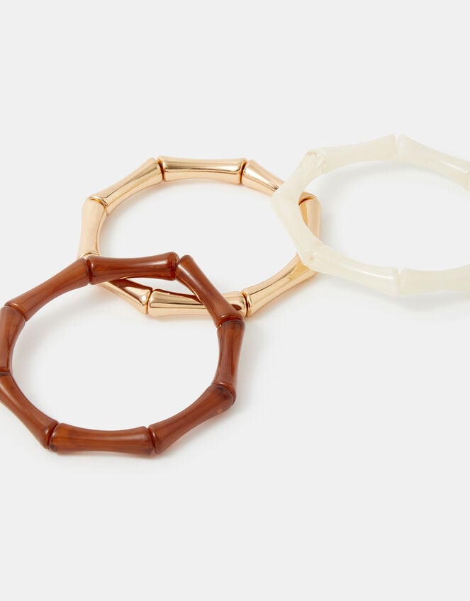 3-Pack Bamboo Stretch Bracelets, , large