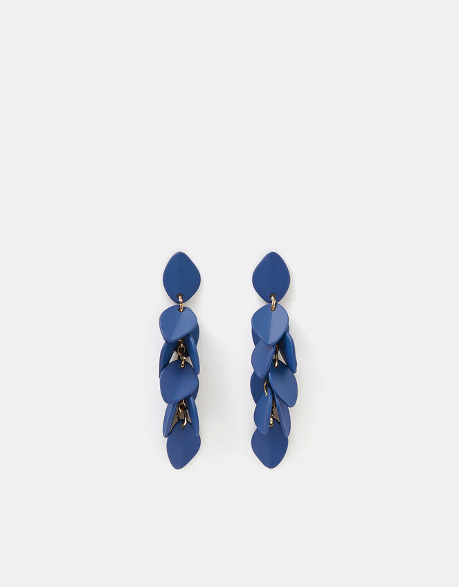 Matte Petal Drop Earrings, , large