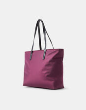 Harper Nylon Laptop Tote Bag, Red (BERRY), large