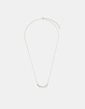 Sterling Silver Diamant&eacute; Heart Chain Necklace, , large