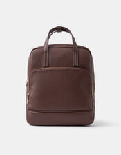 Lola Laptop Backpack, Brown (CHOCOLATE), large