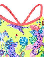 Wild Jungle Printed Bikini Set with Recycled Polyester, Multi (BRIGHTS-MULTI), large