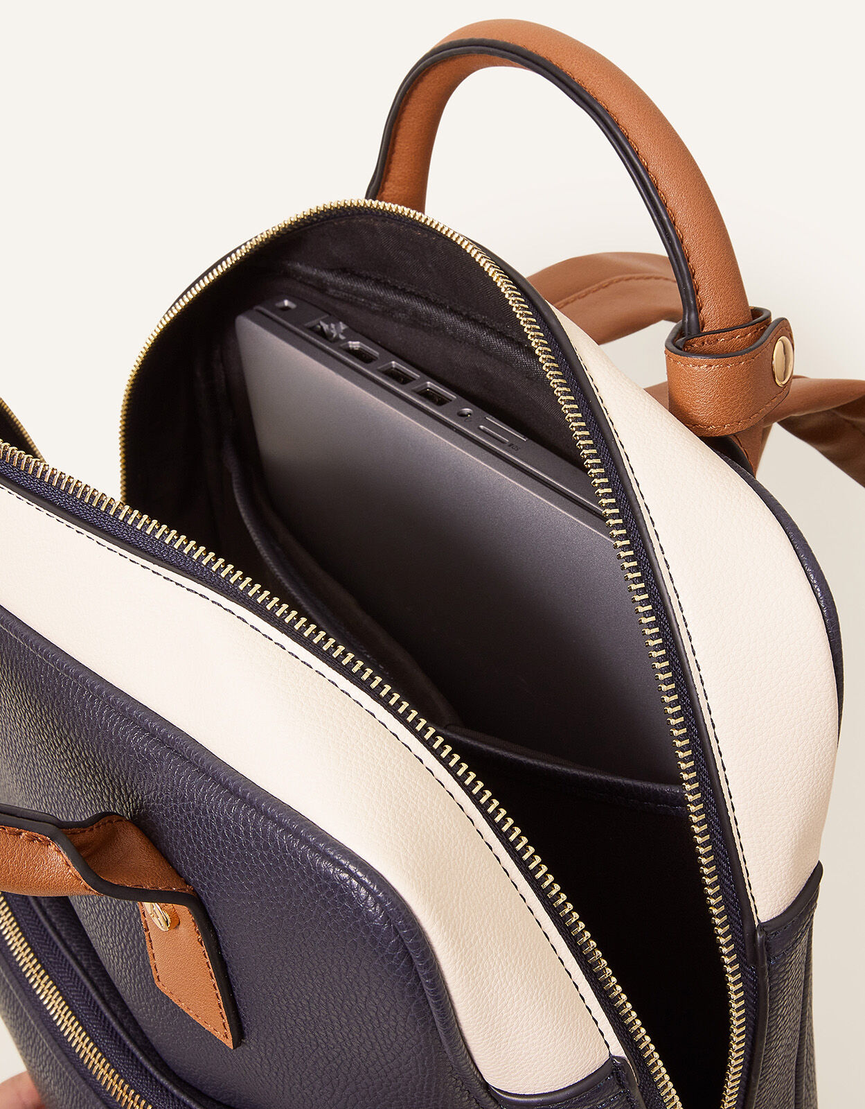 Pocket Top Handle Backpack Multi