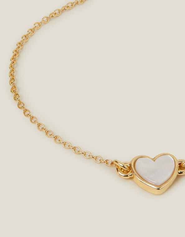 Resin Heart Chain Bracelet, , large