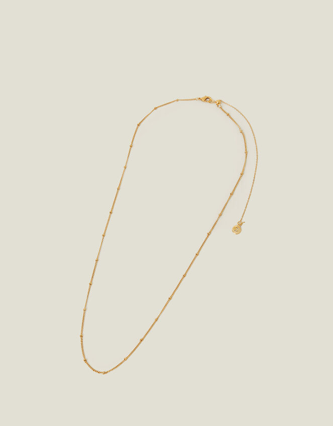 14ct Gold-Plated Long Bobble Necklace, , large